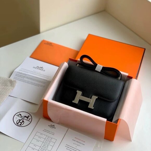 HERMES Black Shoulder/Crossbody Bag - Picture 2 of 9